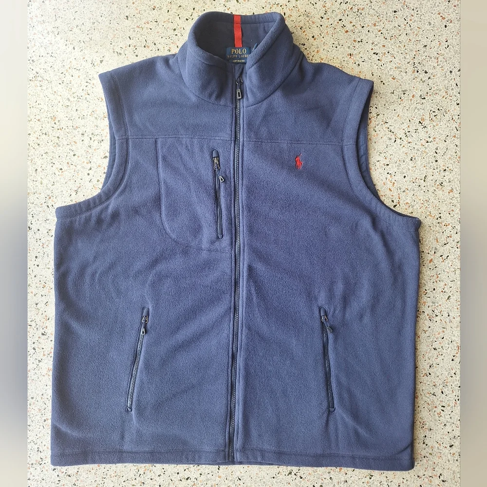 Polo Ralph Lauren Brushed‎ Performance Full Zip Fleece Vest